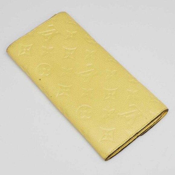 Louis Vuitton Citrine Monogram Empreinte Leather Curieuse Wallet - Picture 2 of 8